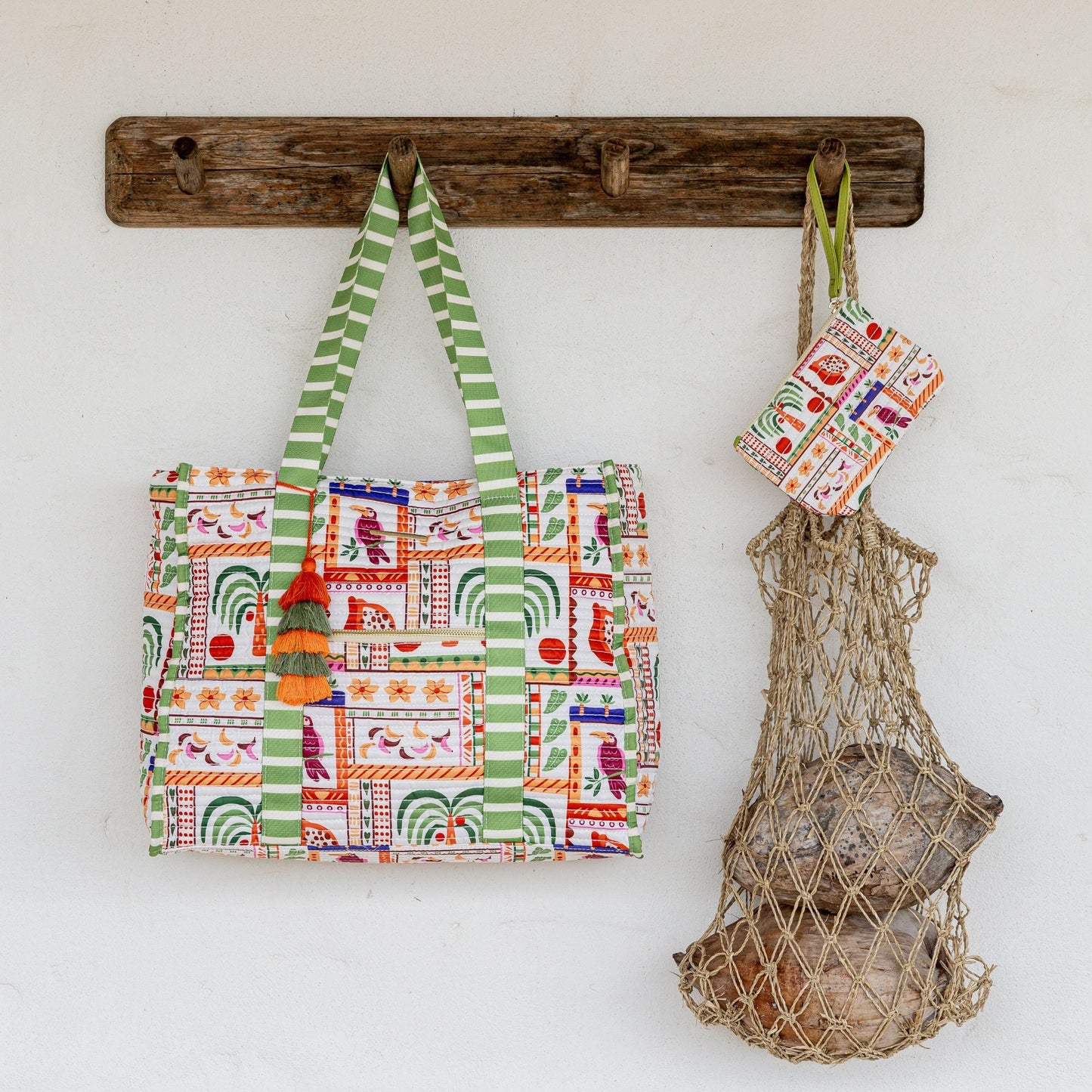 Sac de plage rayé - Jamaïque