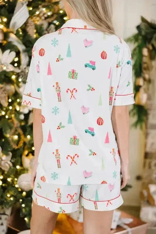 Merry Mornings Shorts Pajama Set