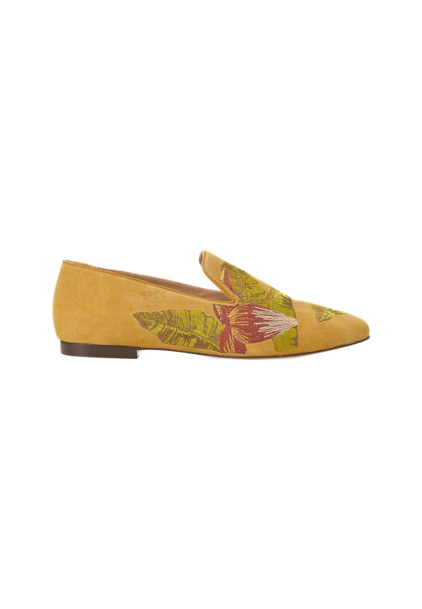 Mocassins en daim Mangará pour femme – Broderies faites main