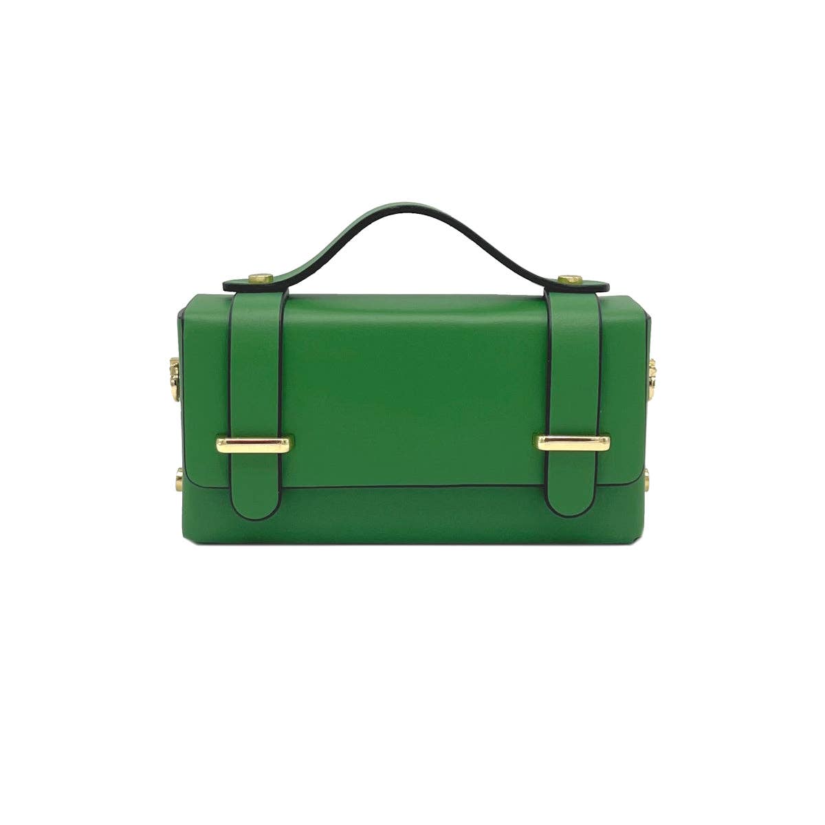 Mini clutch tas van echt leer met ketting, Gemaakt in Italië, art. 112591: Bordeaux