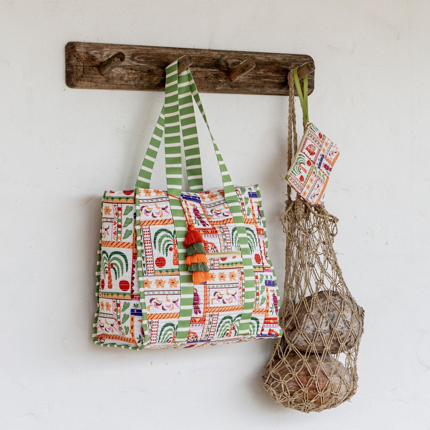 Sac de plage rayé - Jamaïque