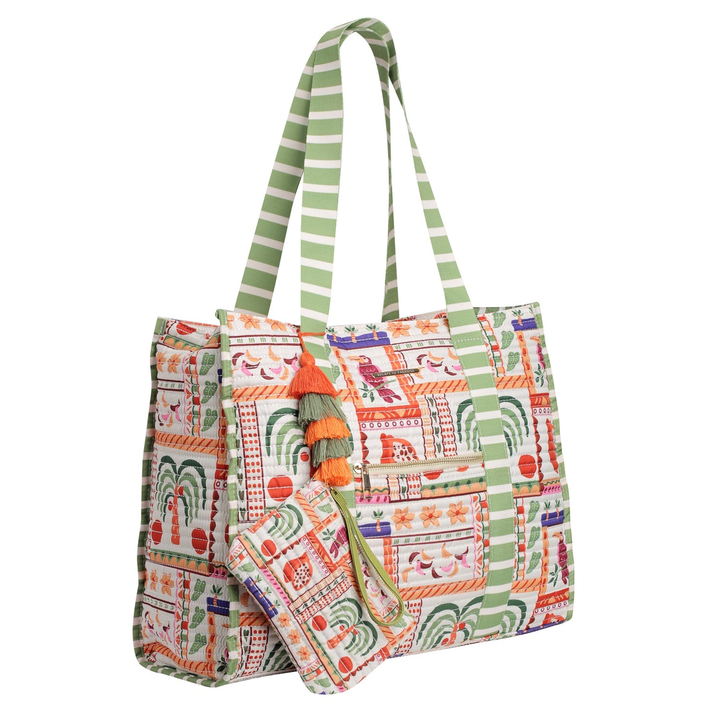 Sac de plage rayé - Jamaïque