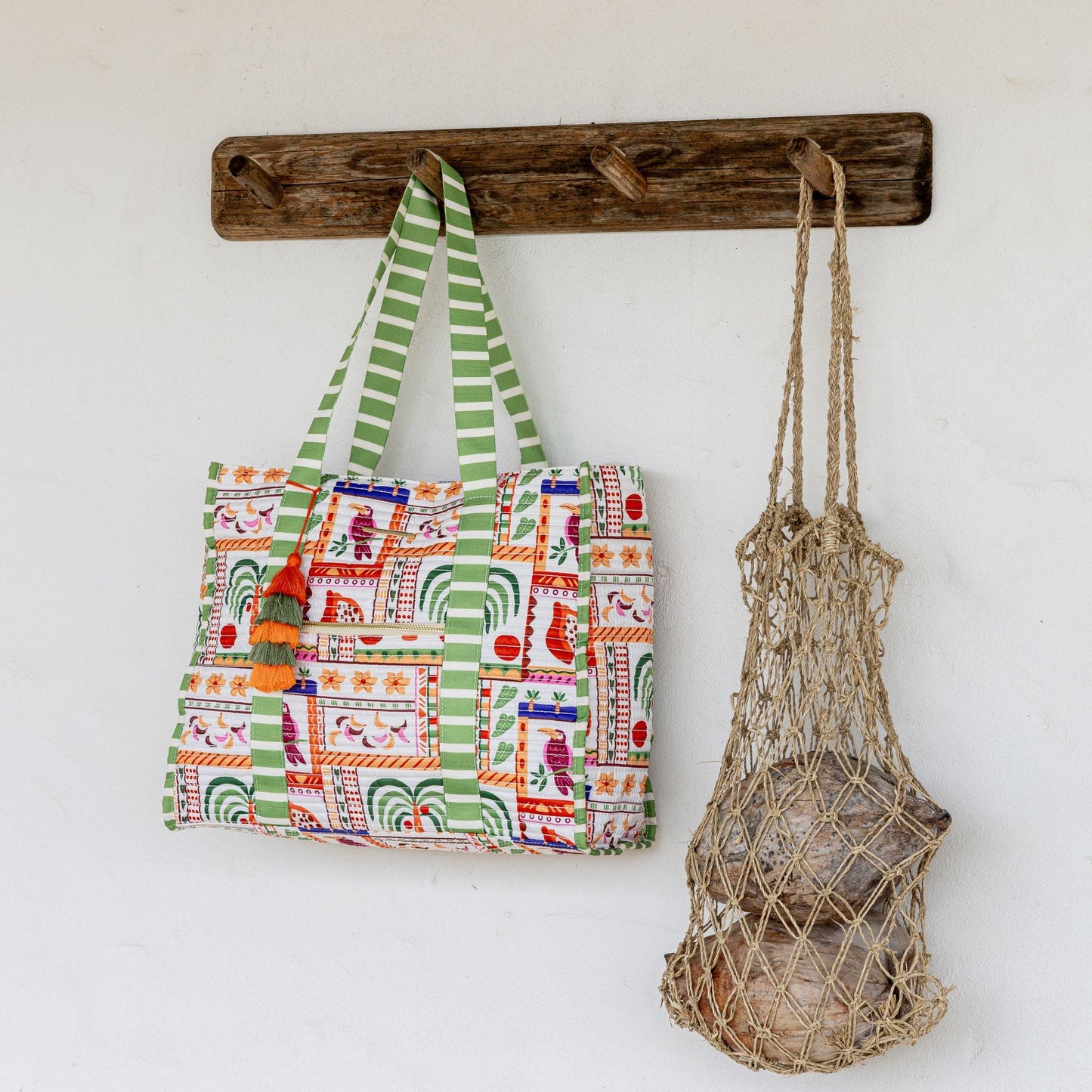 Sac de plage rayé - Jamaïque