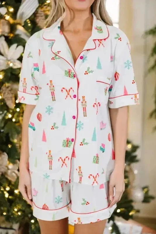 Merry Mornings Shorts Pajama Set